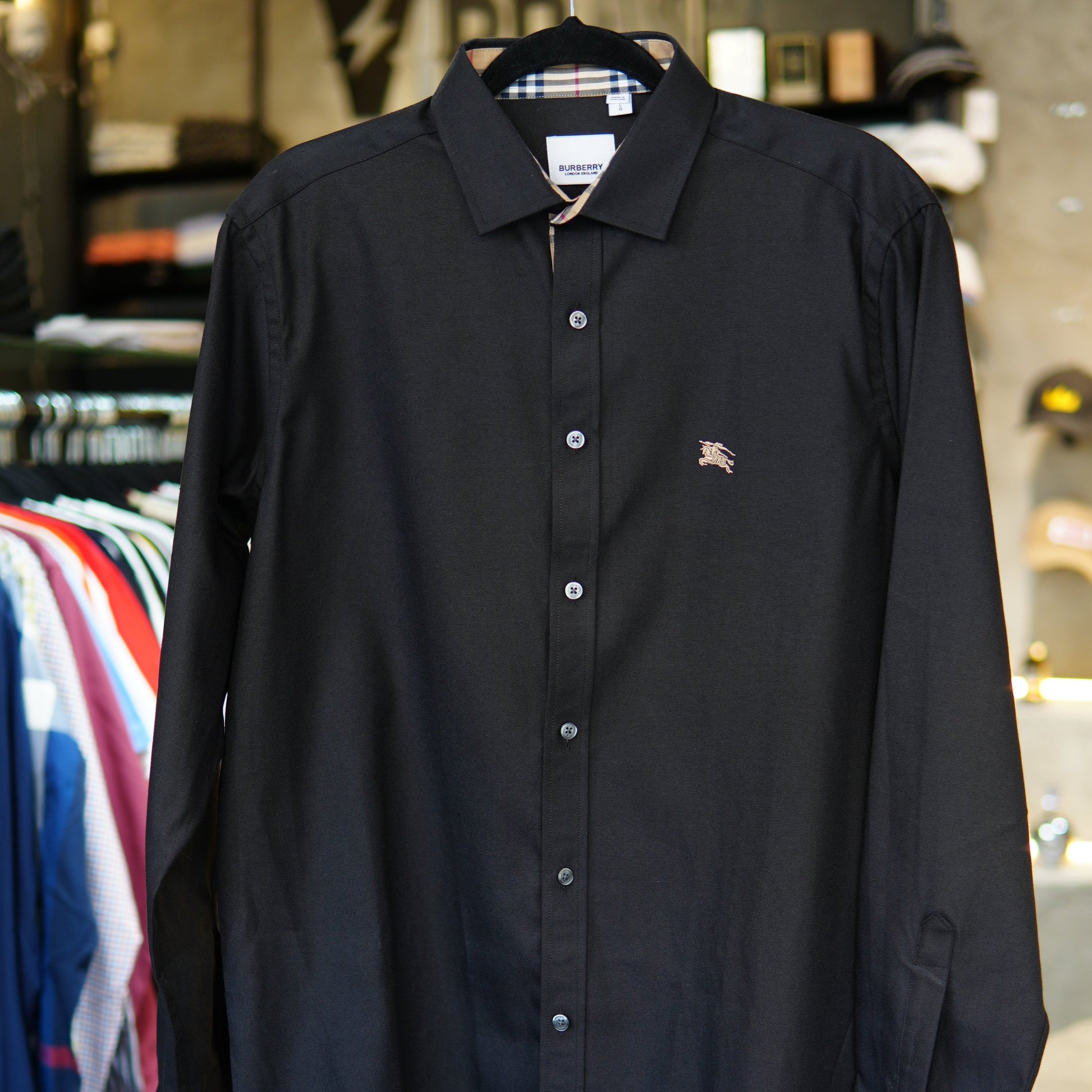 Burberry Camisa Manga Larga