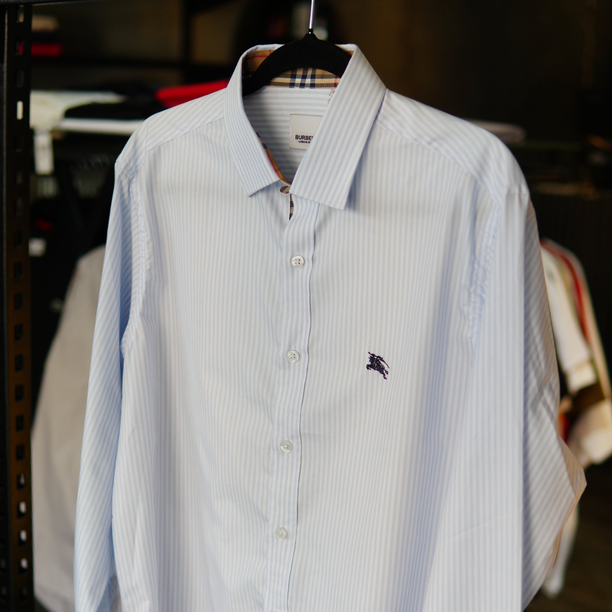 Burberry Camisa Manga Larga