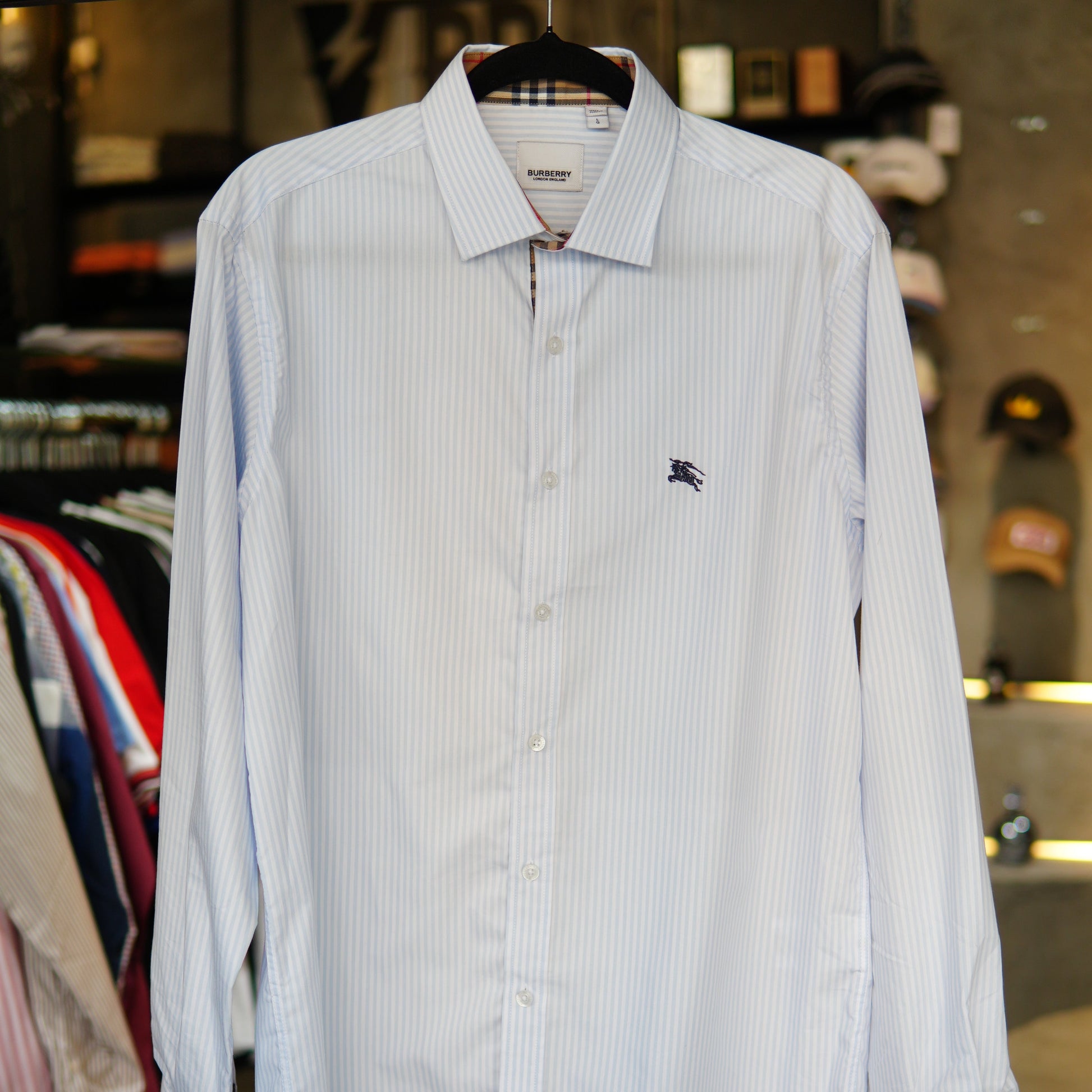 Burberry Camisa Manga Larga